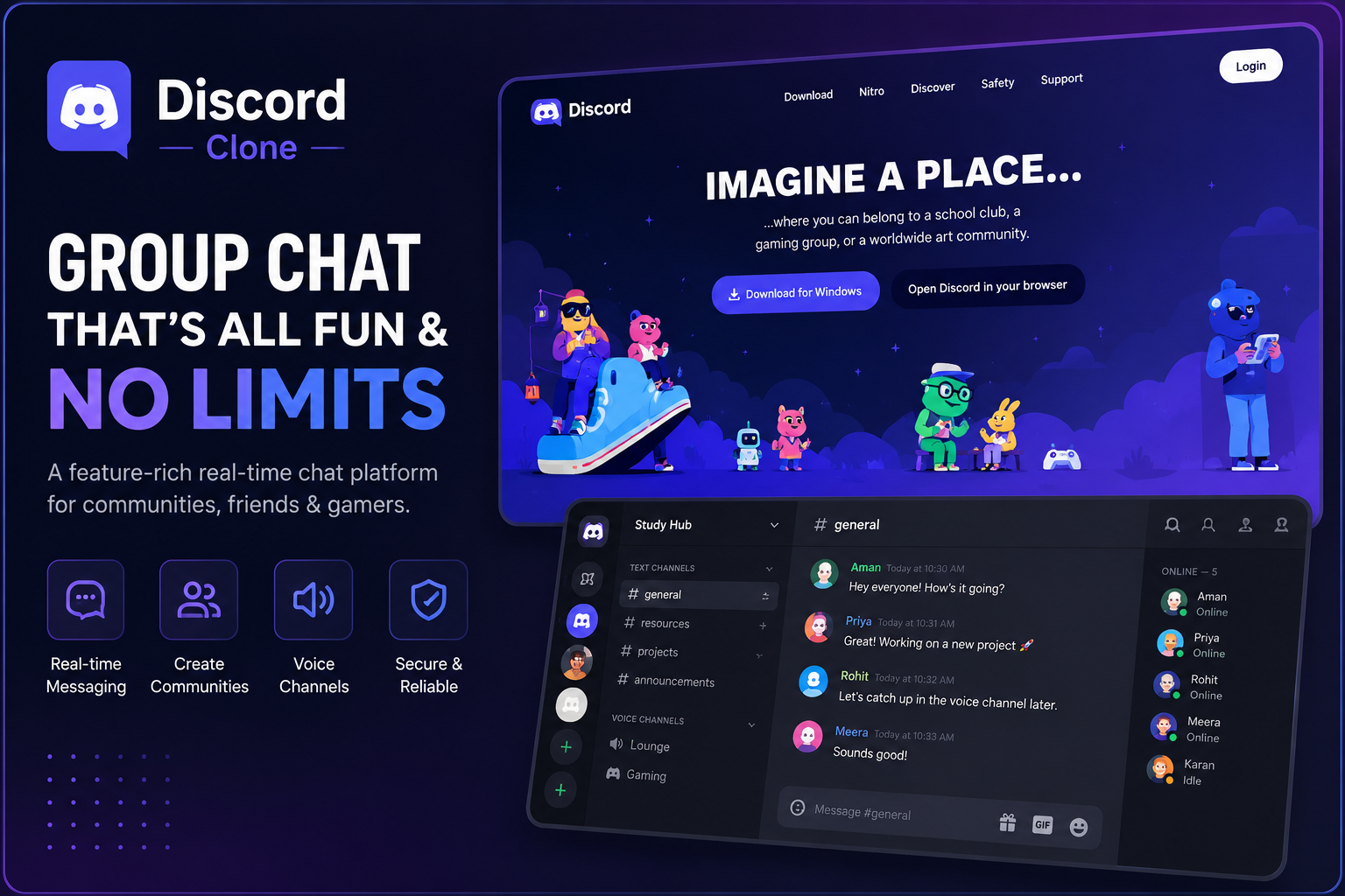 Discord Landing Page