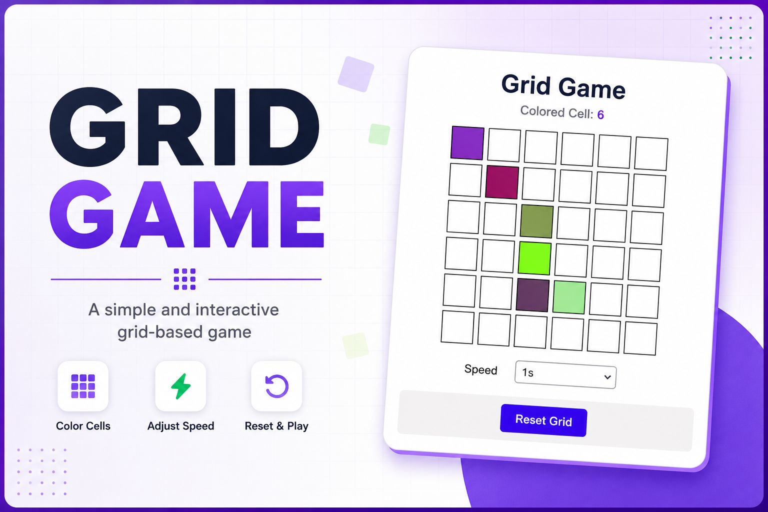 Grid Color Game